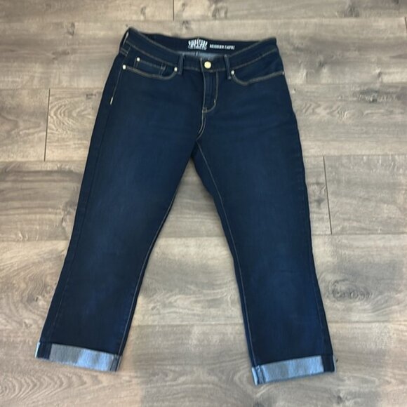 Levi's Dark Blue Modern Capri size 10 - Picture 4 of 7